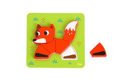 Tooky Toy - 6 in 1 Mini Animal Puzzle