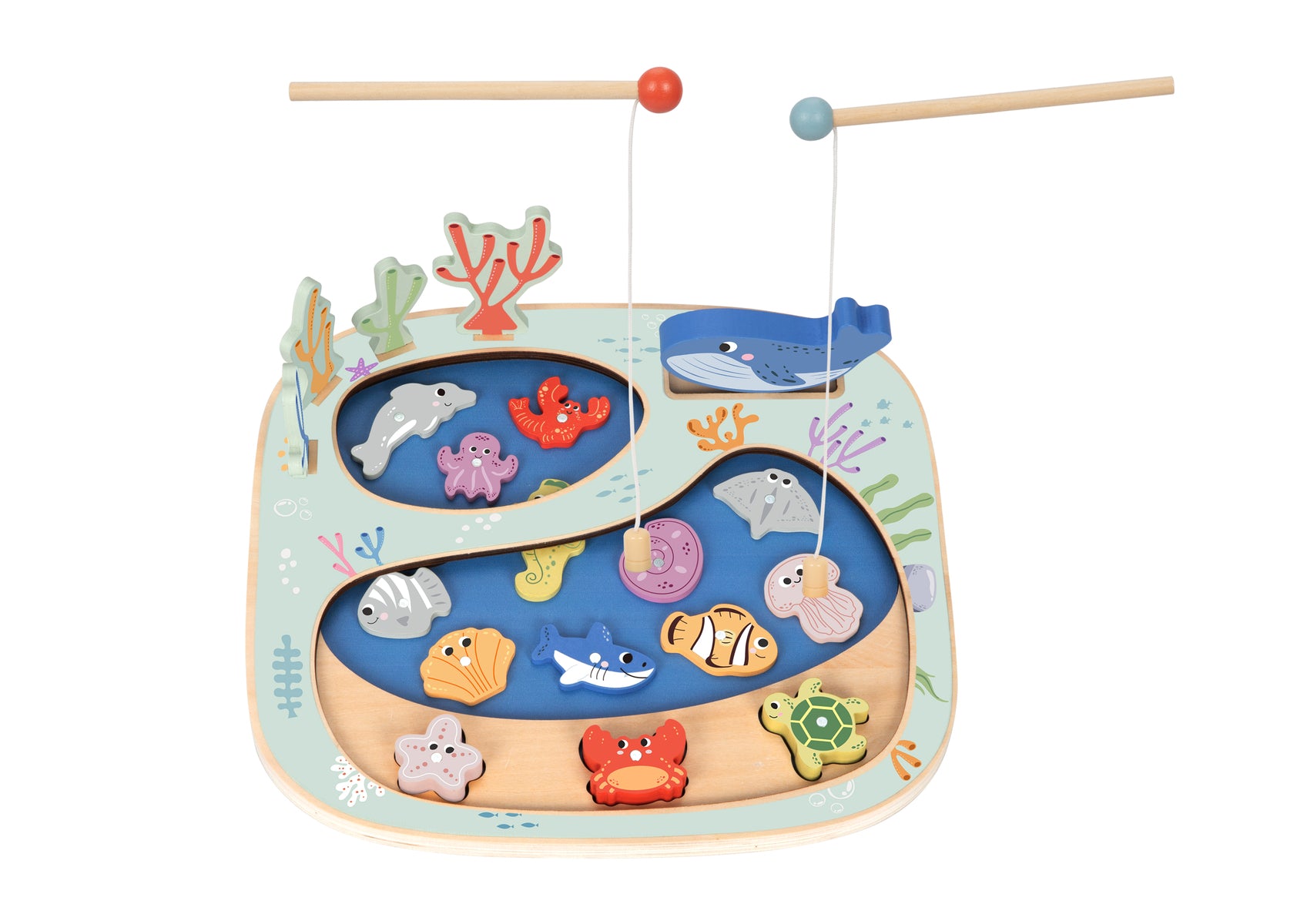 Tooky Toy - Rockpool Fishing & Balancing Game