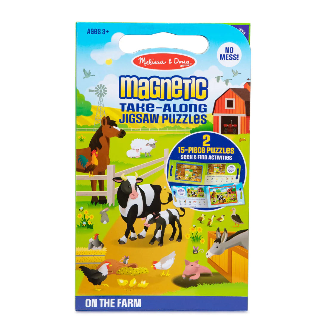 Magnetic Take-Along Jigsaw Puzzle - On the Farm