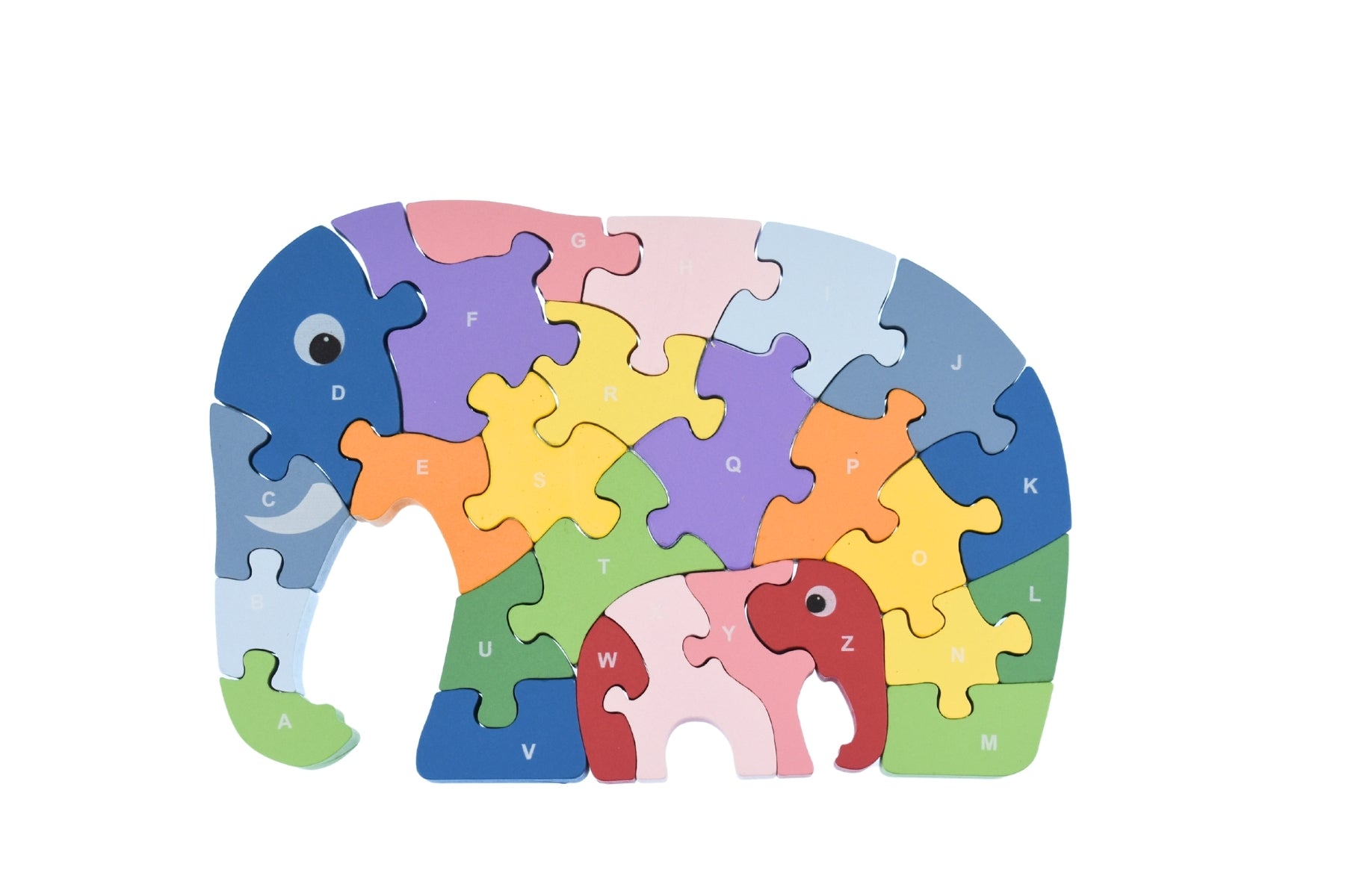 Kaper Kidz - Elephant A-Z Chunky Jigsaw Puzzle