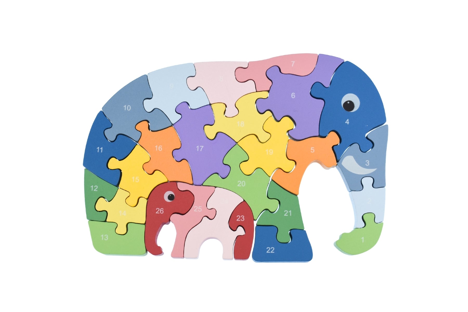 Kaper Kidz - Elephant A-Z Chunky Jigsaw Puzzle