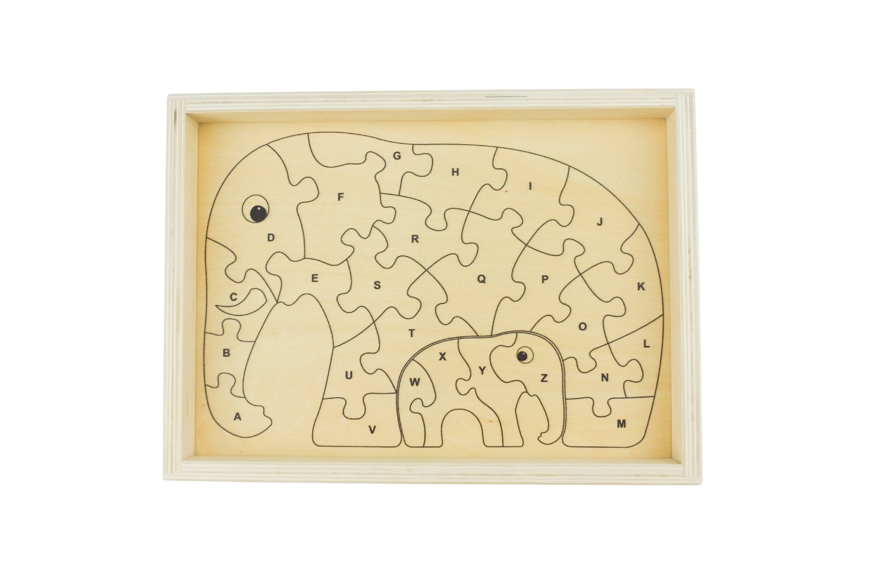 Elephant A-Z Chunky Jigsaw Puzzle