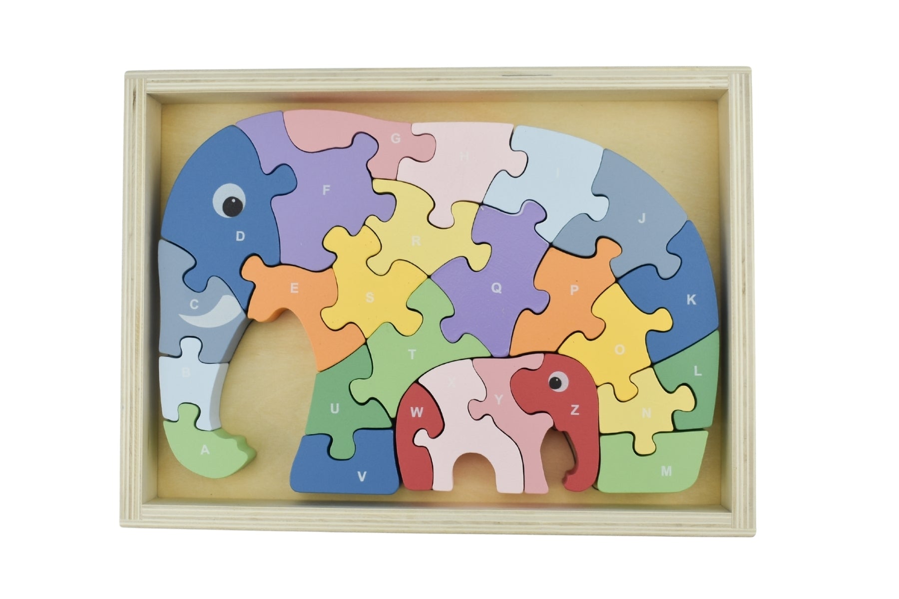 Kaper Kidz - Elephant A-Z Chunky Jigsaw Puzzle