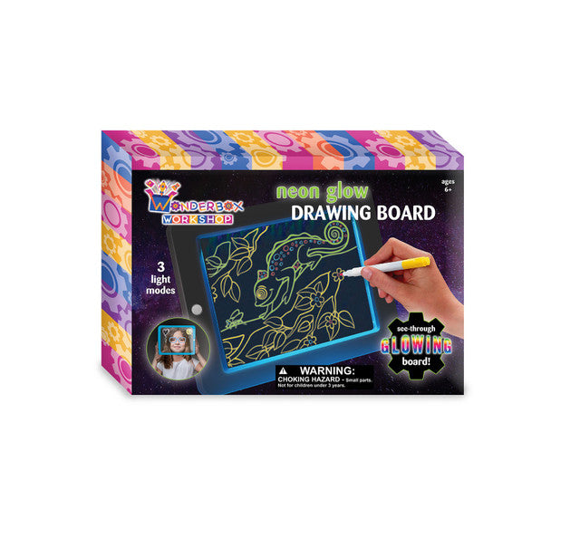 Neon Glow Drawing Board