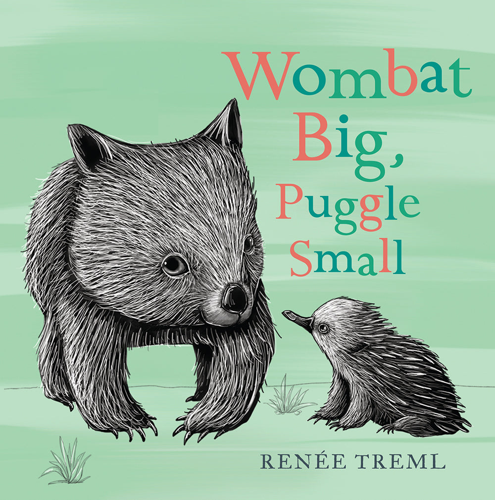 Wombat Big, Puggle Small Board Book