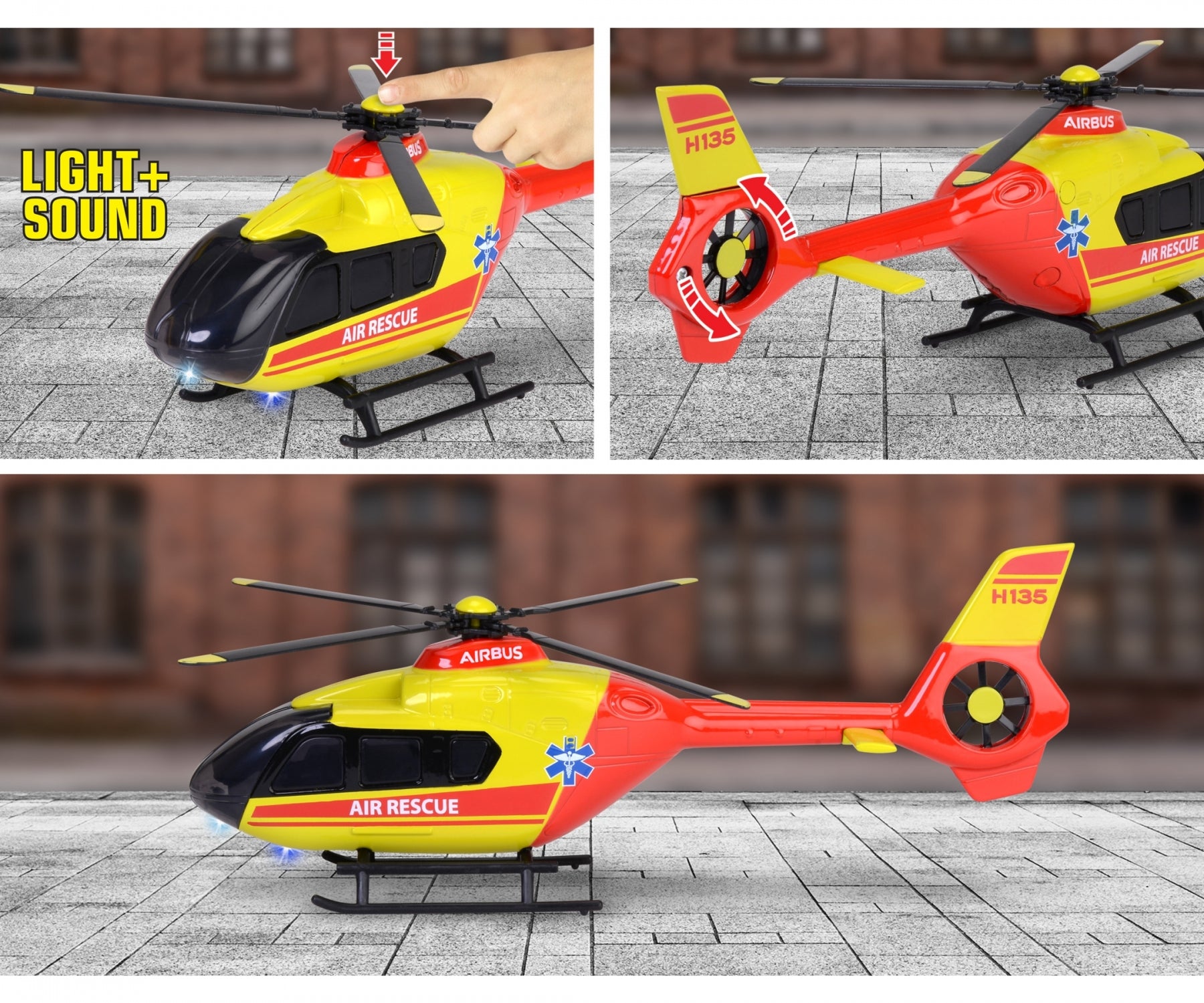 Majorette Grand Series - Airbus H135 Rescue Helicopter