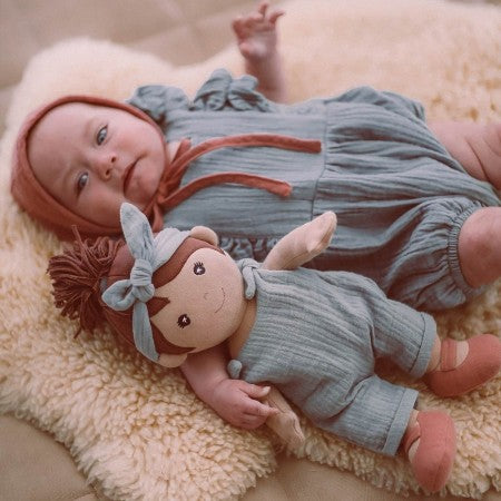 Organic Doll - Paloma in Teal