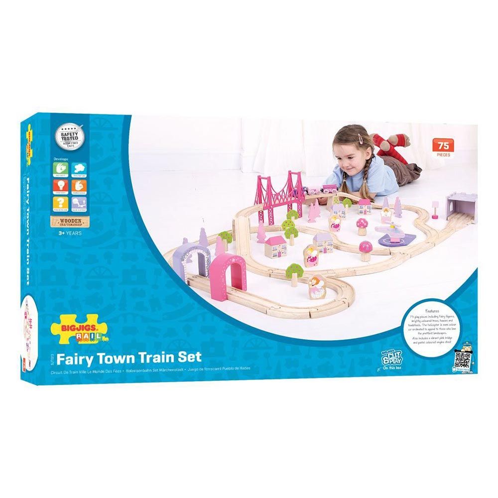 Bigjigs - Fairy Town Train Set