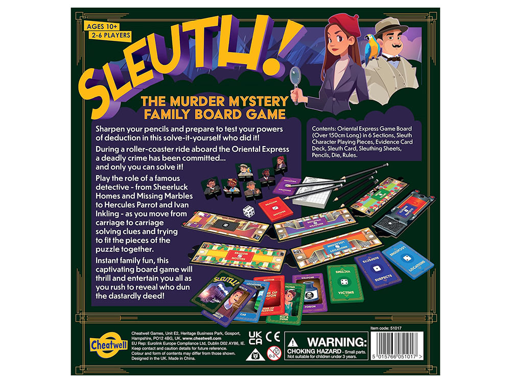 Sleuth! Murder Mystery Board