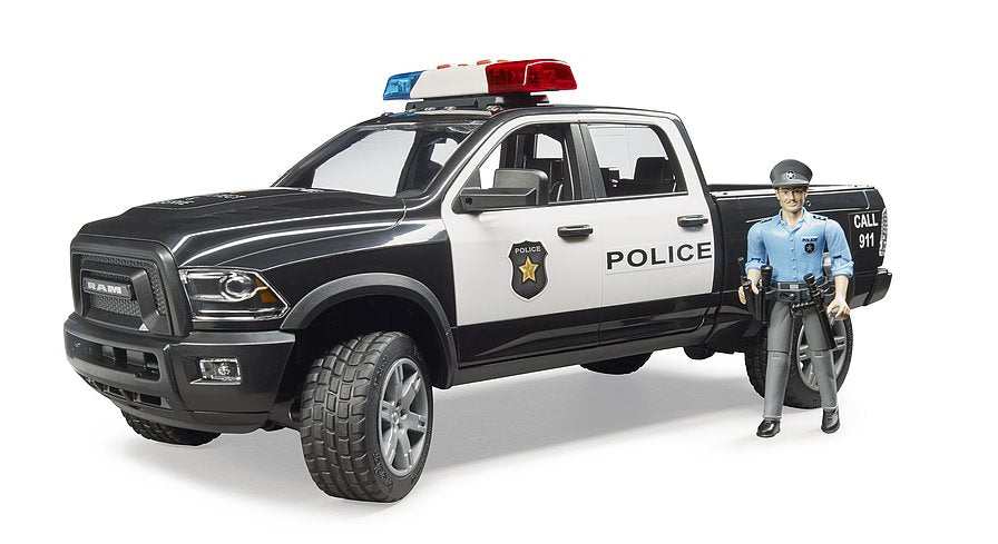 1:16 RAM 2500 Police Truck with Policeman & Accessories (02505)