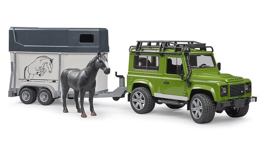 Land Rover Defender With Horse Trailer (02592)