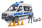 Bruder - 1:16 Mercedes-Benz Sprinter Police Emergency Vehicle with Policeman and Light & Sound Module (02683)