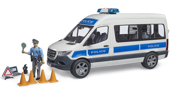 Bruder - 1:16 Mercedes-Benz Sprinter Police Emergency Vehicle with Policeman and Light & Sound Module (02683)