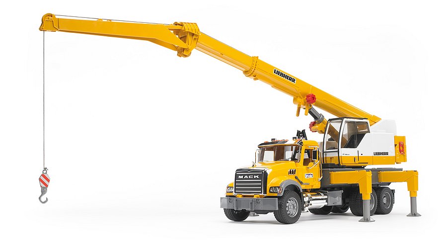 1:16 MACK Granite Liebherr Crane Truck (02818)