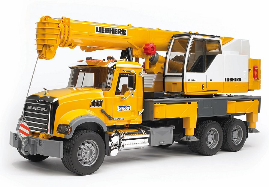 1:16 MACK Granite Liebherr Crane Truck (02818)