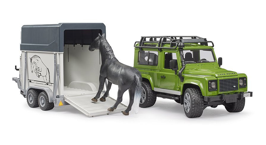 Land Rover Defender With Horse Trailer (02592)