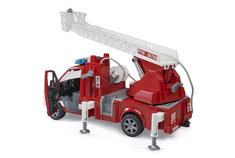 Bruder - 1:16 Mercedes-Benz G3 Sprinter Fire Engine with Ladder & Light & Sound Module (02673)