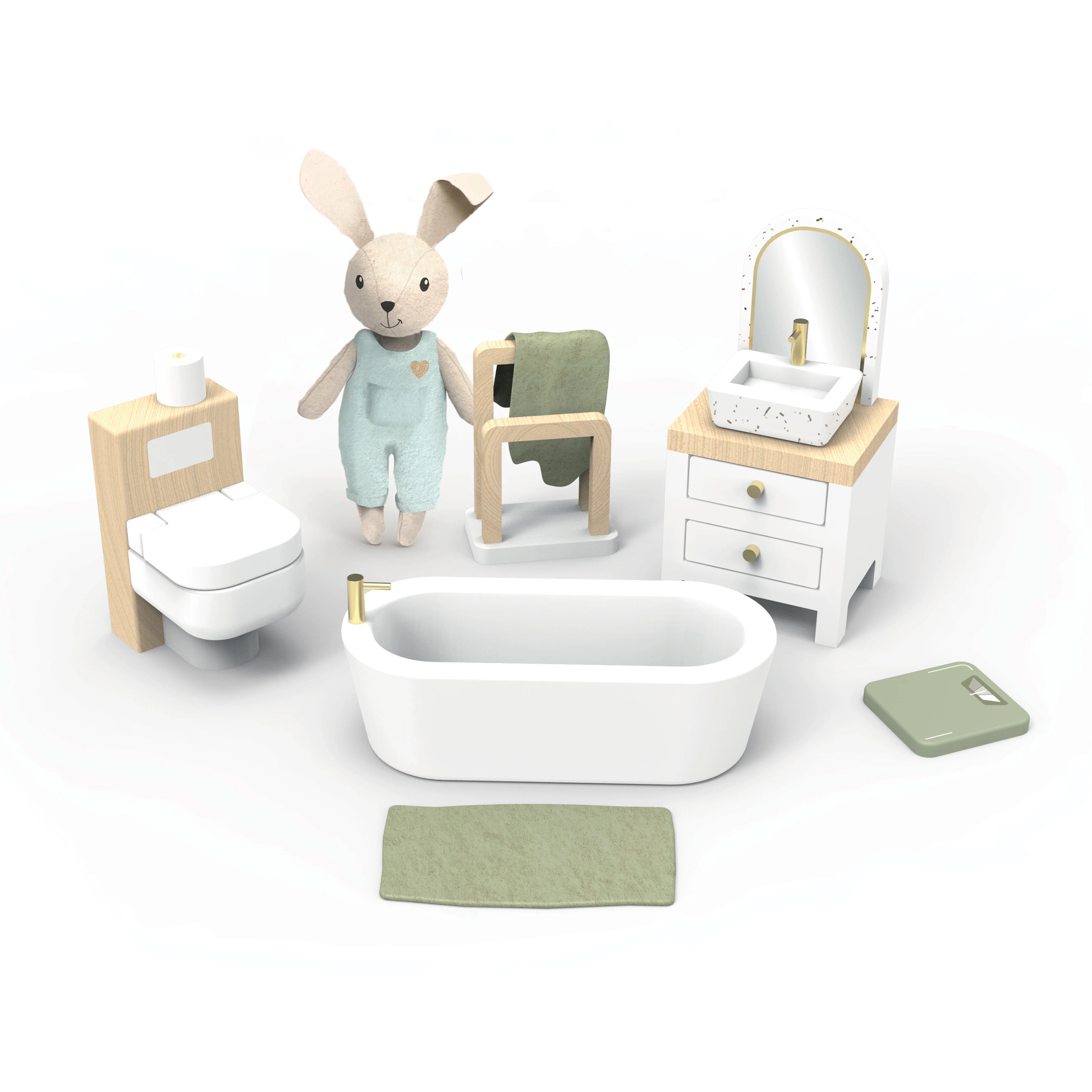 Dolls House - Bathroom Set