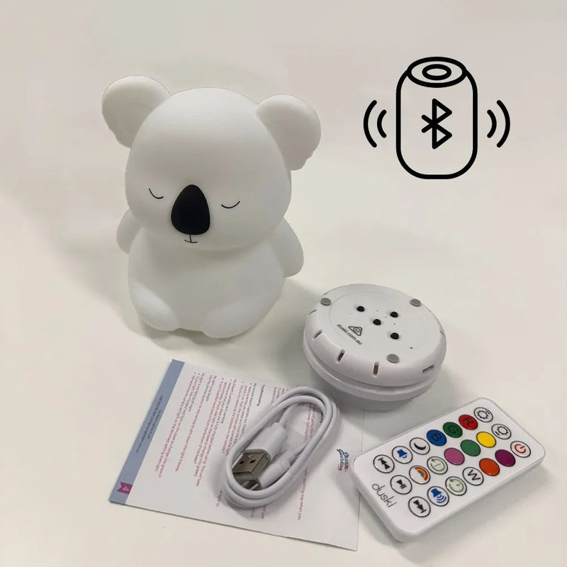 Duski Dream Guardian - Rechargeable Bluetooth Speaker Night Light - Koala