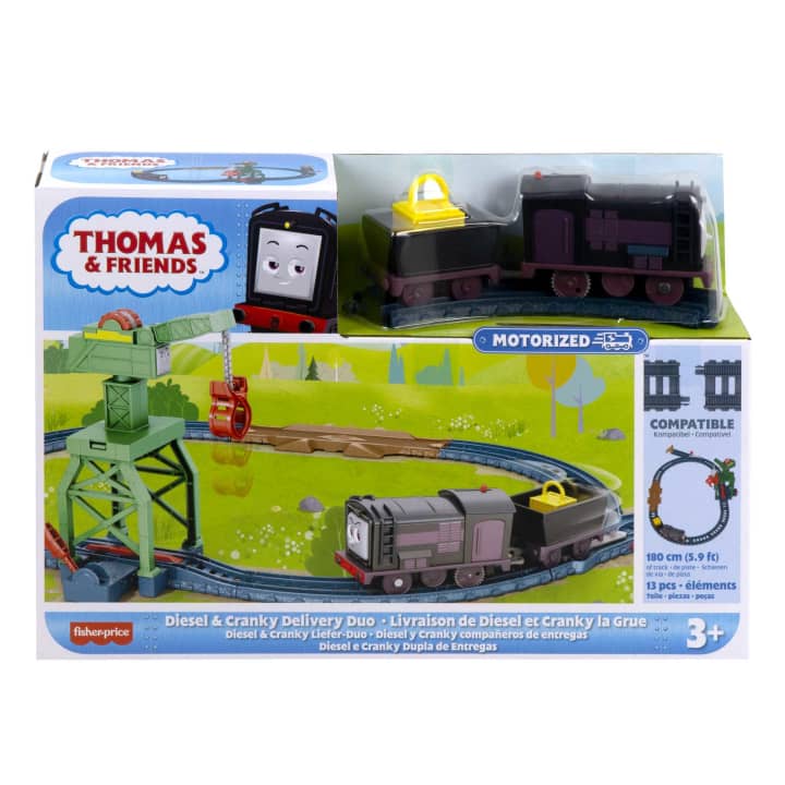 Thomas & Friends™ - Motorised Diesel & Cranky Delivery Duo Set