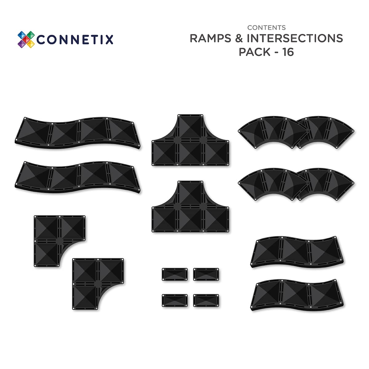 16 Piece Ramps & Intersections Pack