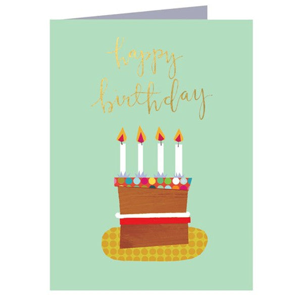 Birthday Card - Small Card - Cake