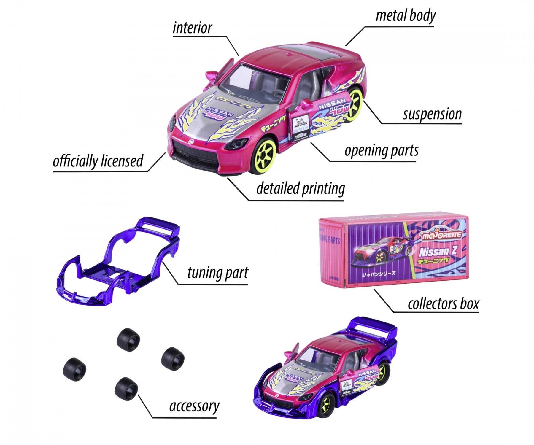 Majorette - Japan Series Tuning Parts - Assorted