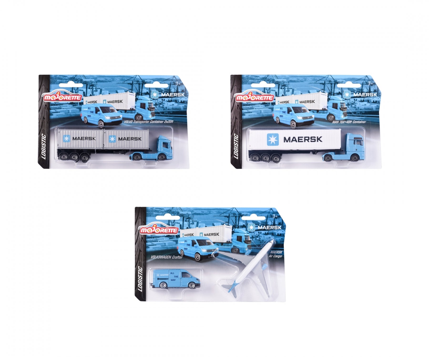 Majorette - Maersk Transport Vehicles