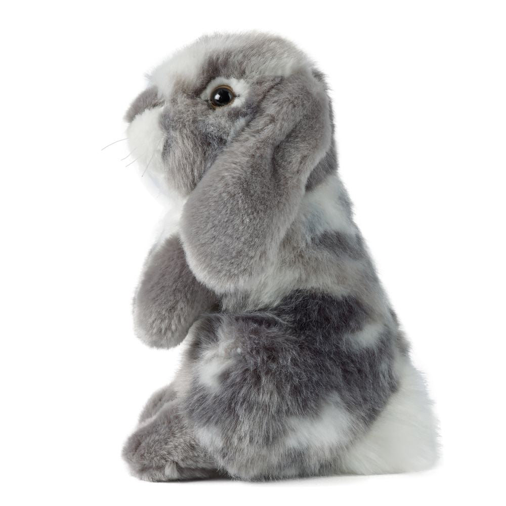 Living Nature - Sitting Lop Eared Rabbit, Grey