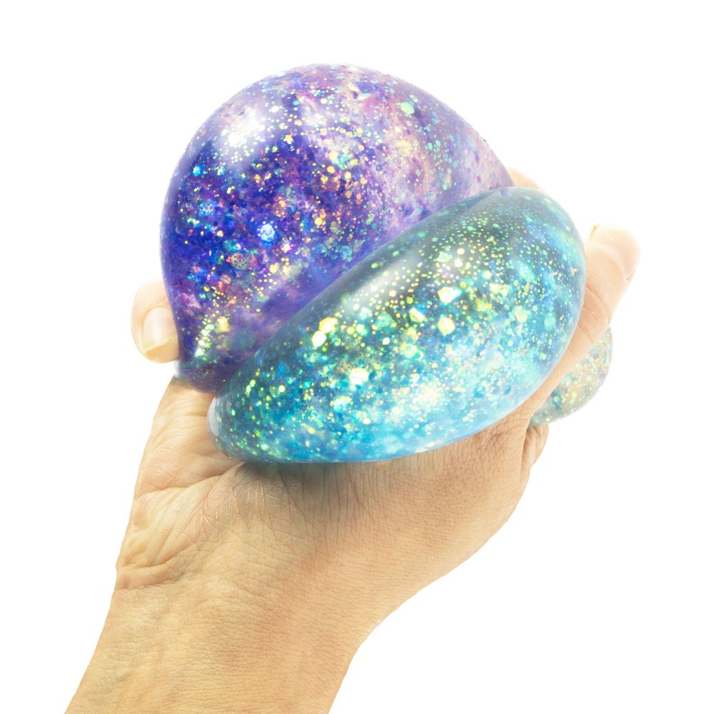 Keycraft - Galaxy Glitter Super Squidge Ball