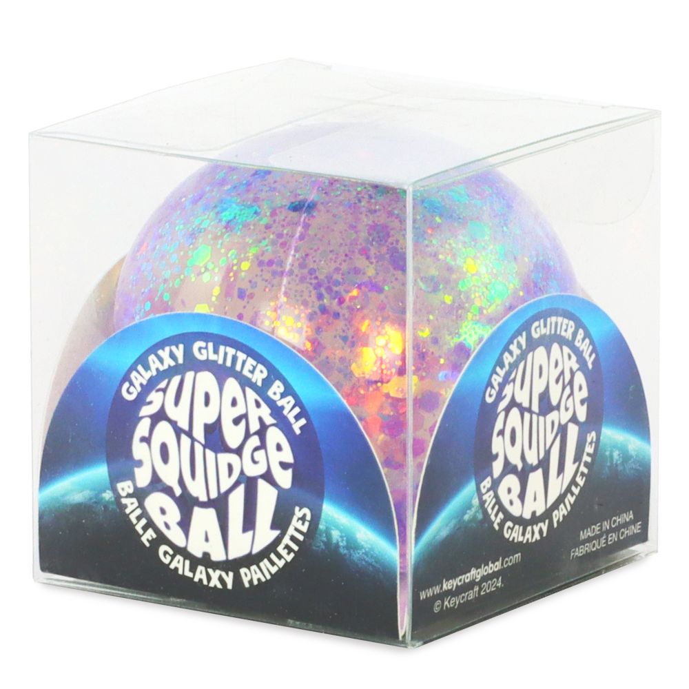 Keycraft - Galaxy Glitter Super Squidge Ball