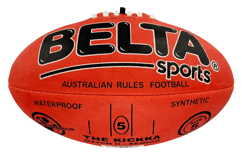 Belta Sports - Footy - PVC Soft Touch Match II Full Size - Size 5 - Red