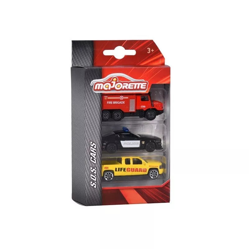 Majorette - International SOS Cars - 3 Pack