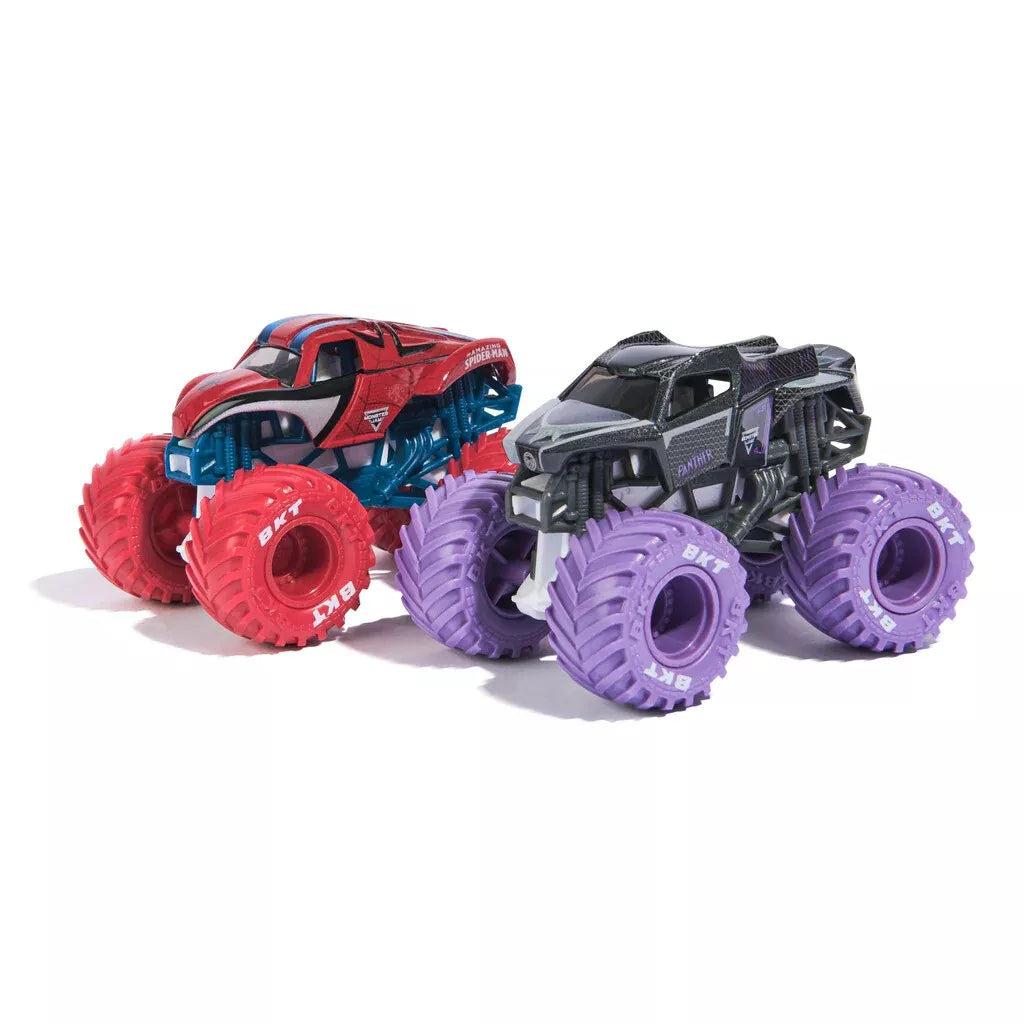 Monster Jam 1:64 Diecast Trucks - 2 Pack - Marvel