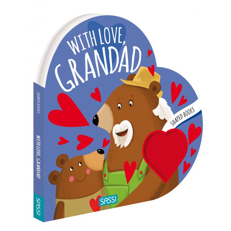 Shaped Board Book - With Love, Grandad