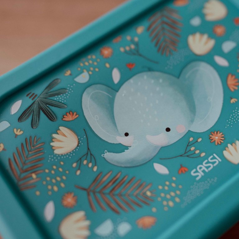 Silicone Lunch Box - Chewy the Elephant