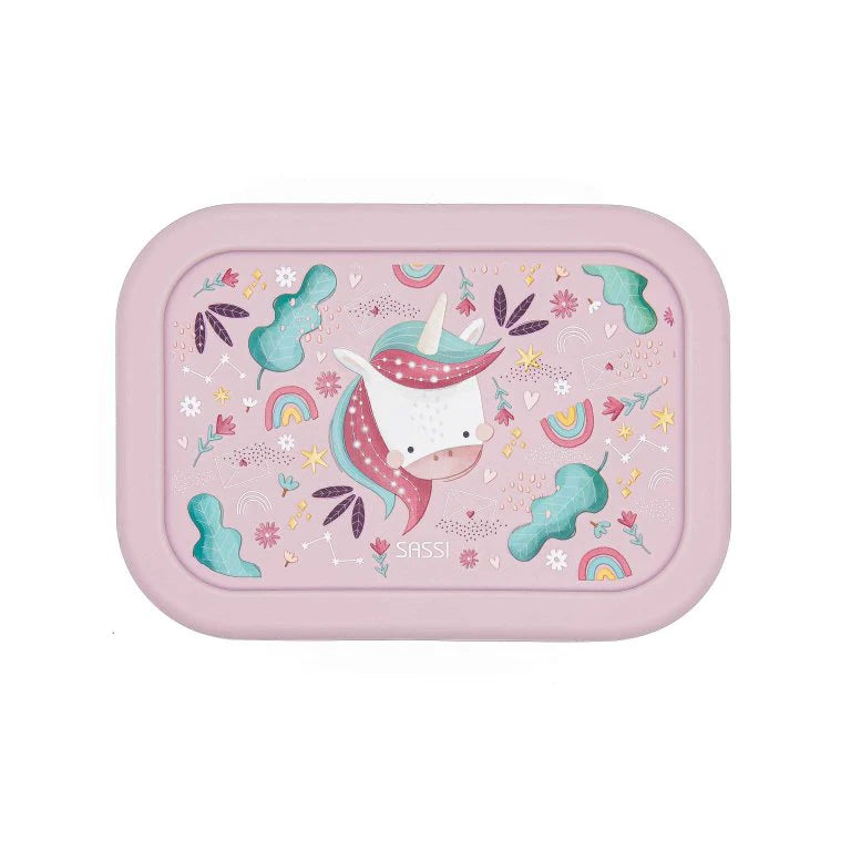 Silicone Lunch Box - Sparkly the Unicorn