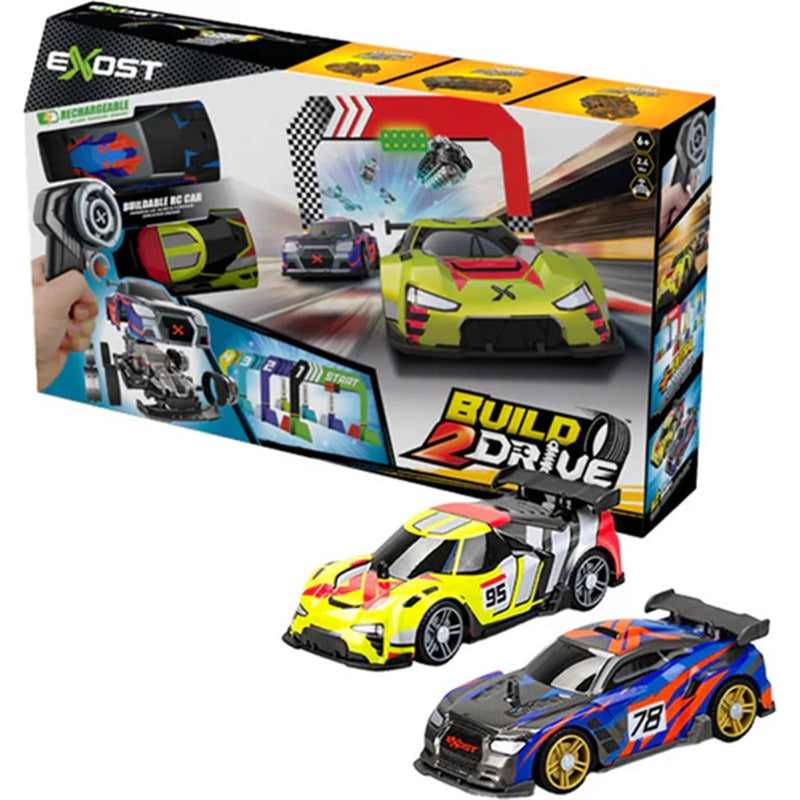 Silverlit - Exost Build 2 Drive - Duo Pack Race Set