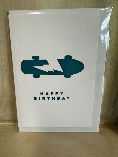 Birthday Card - Skateboard