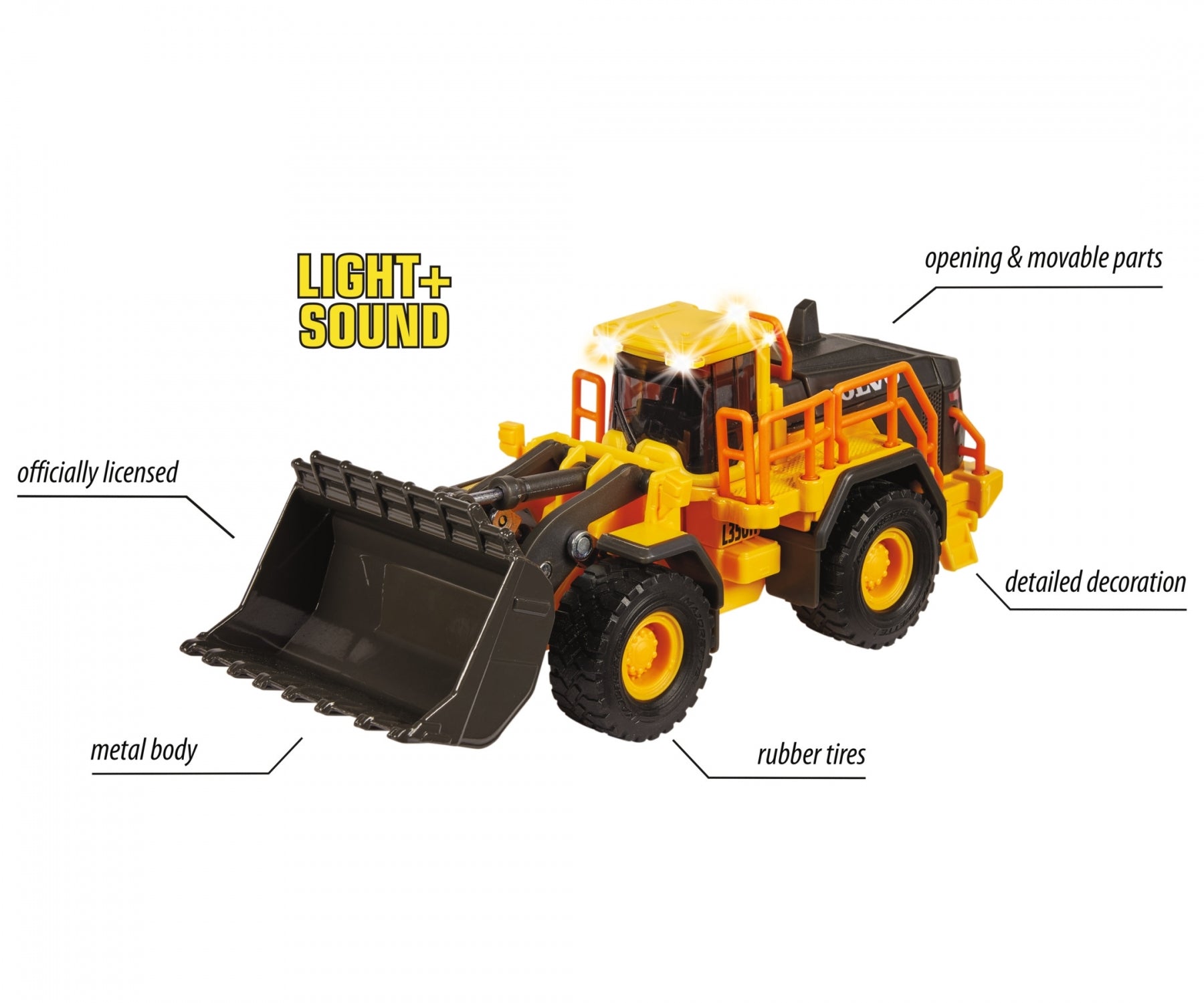 Majorette Grand Series - Volvo L350H Wheel Loader