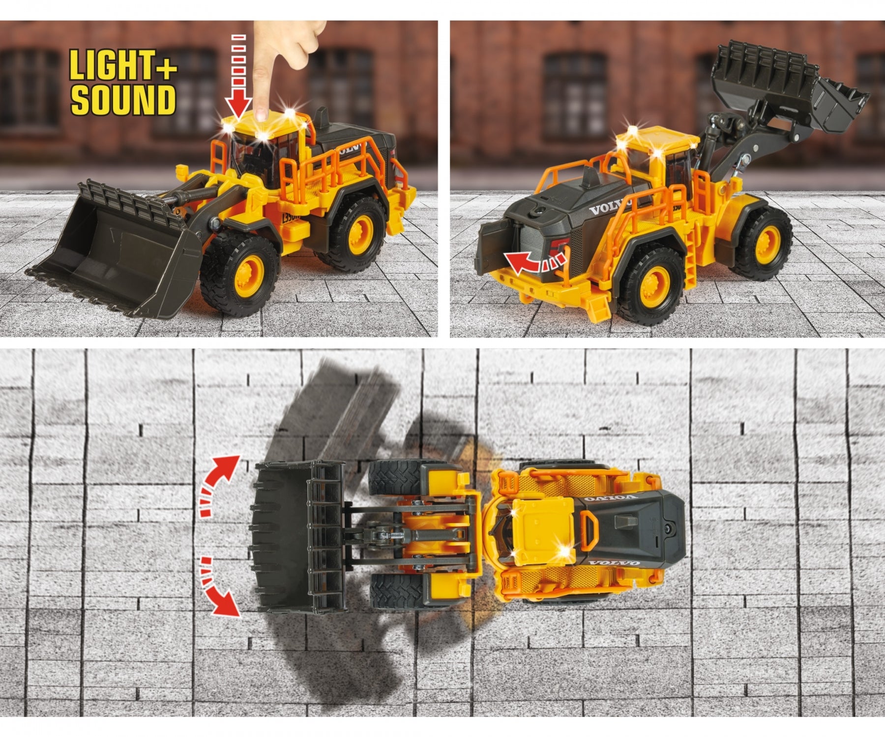 Majorette Grand Series - Volvo L350H Wheel Loader