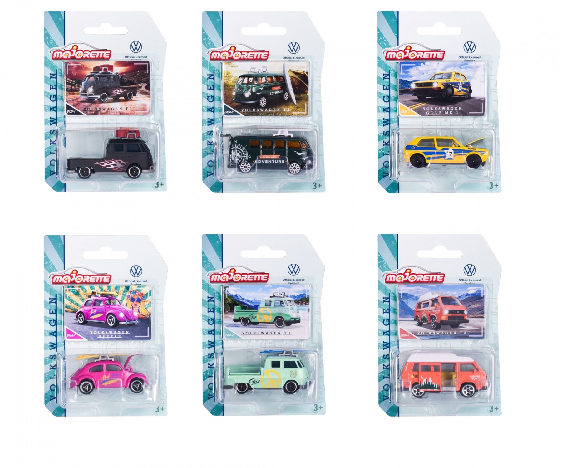 Majorette - Volkswagen The Originals Premium Cars - Assorted