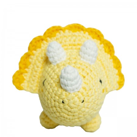 Triceratops Soft Rattle