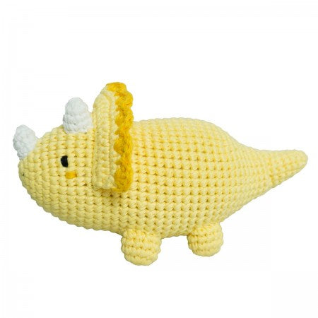 Triceratops Soft Rattle