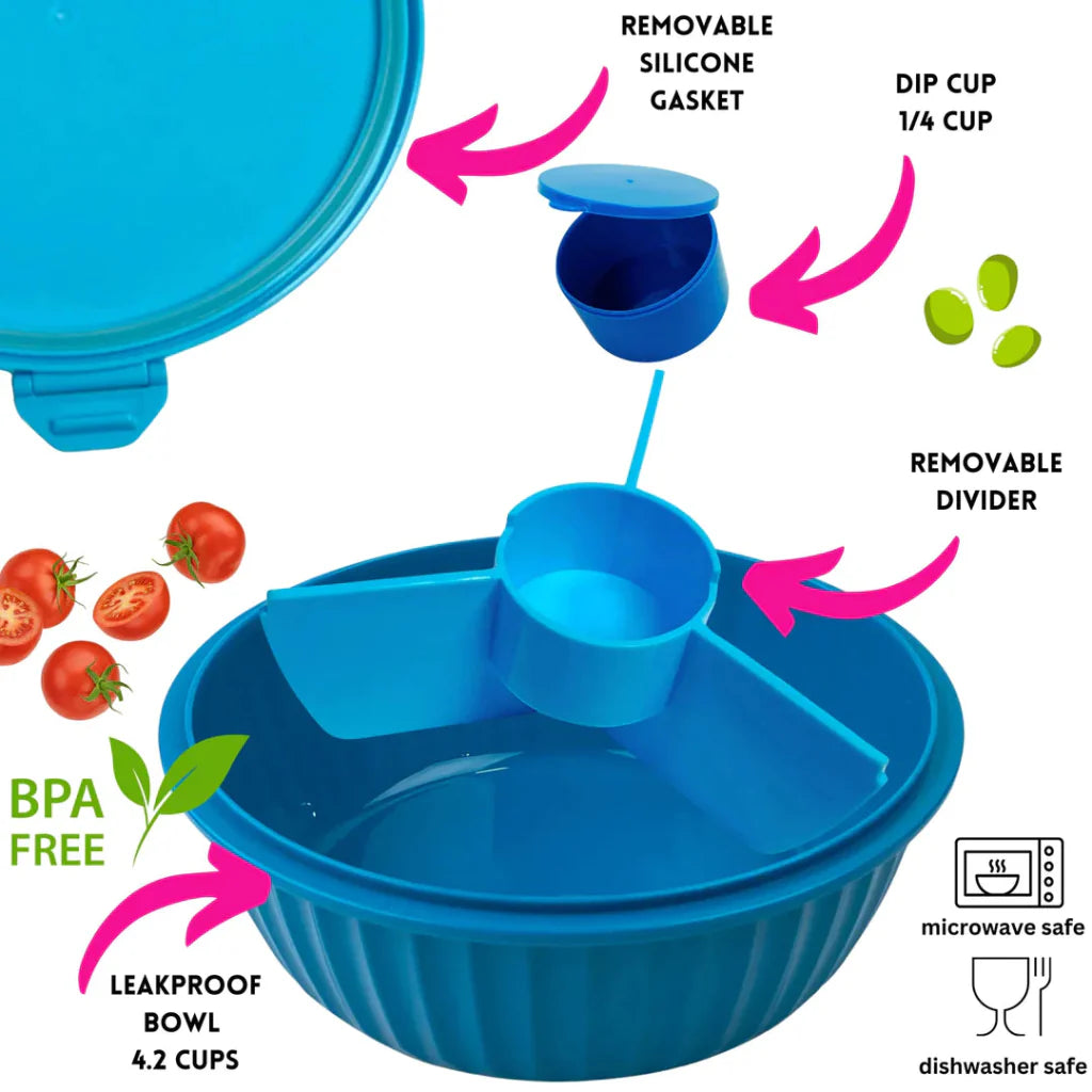 Yumbox Poke Bowl - 3 Compartment