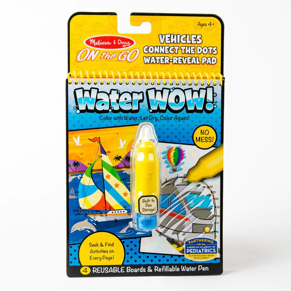 Melissa & Doug – On the Go - Water WOW! - Connect the Dots Vehicles