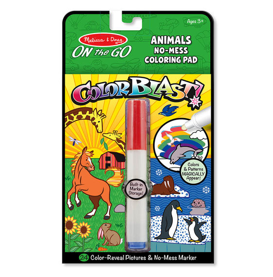 Melissa & Doug – On the Go- Water Colour Blast - Animals - Toot Toot Toys