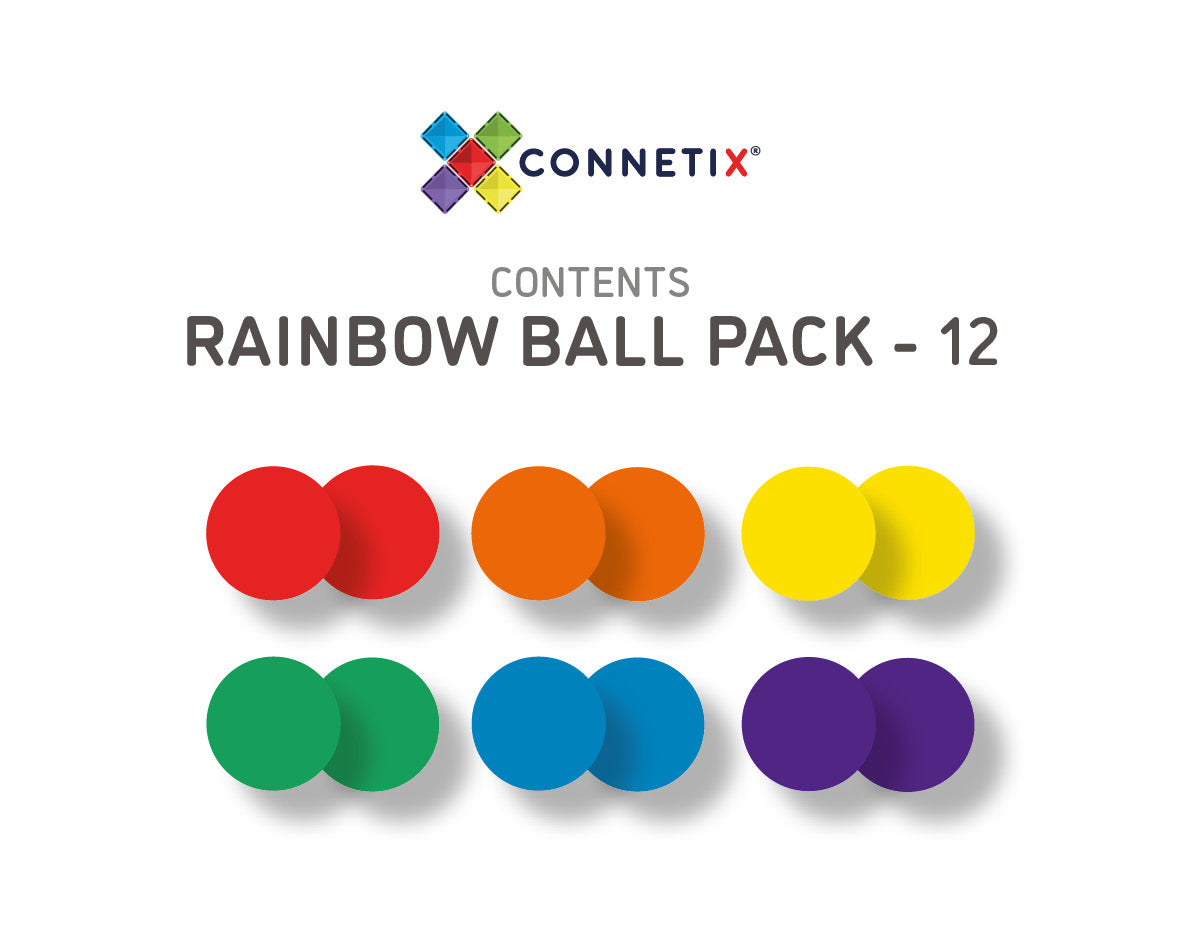 12 Piece Rainbow Replacement Ball Pack