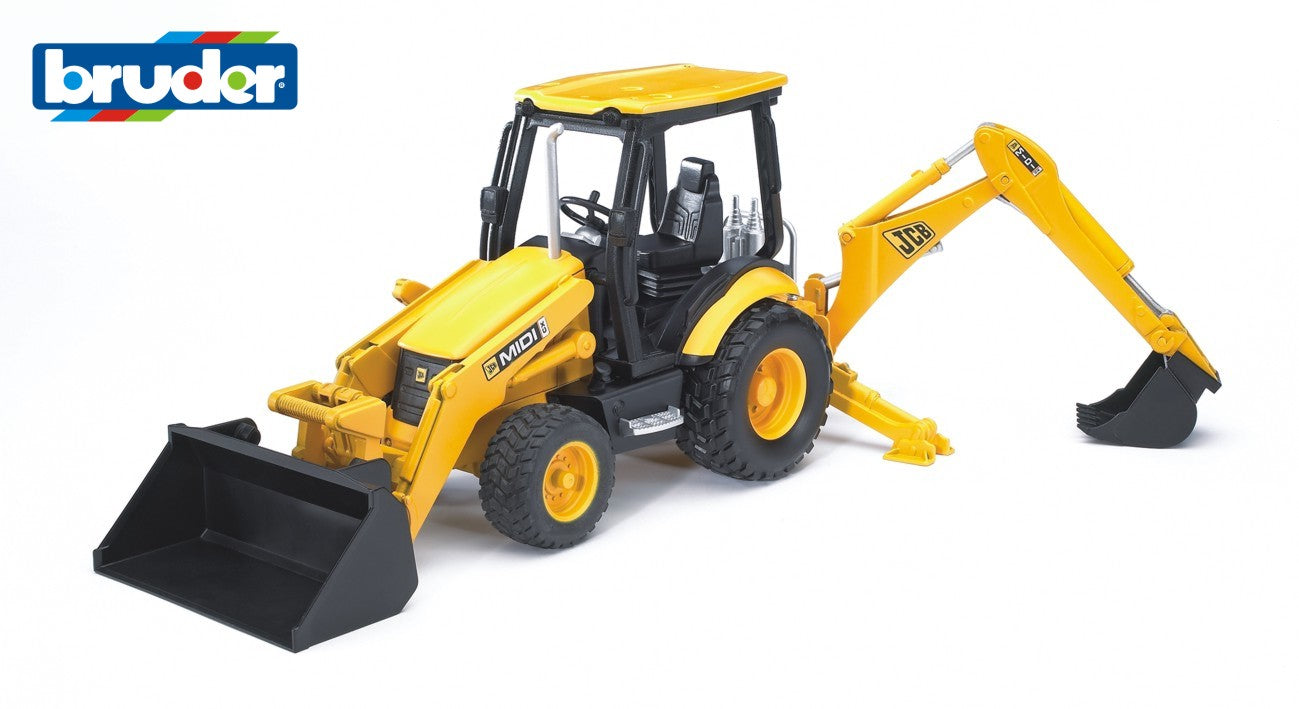 Bruder - JCB MIDI CX Backhoe loader (02427) - Toot Toot Toys