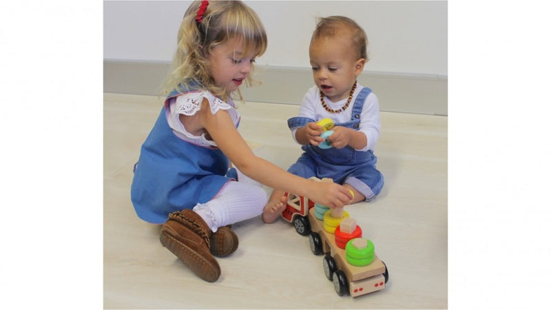 Discoveroo - Sort n Stack Truck - Toot Toot Toys